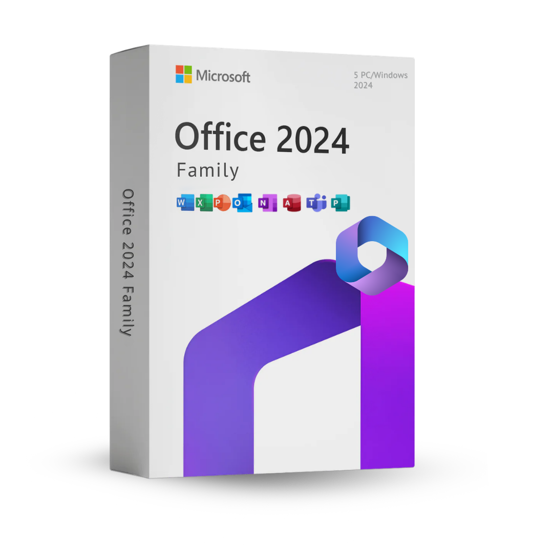 Microsoft Office 2024 Family - 5 laitetta | Elinikäinen